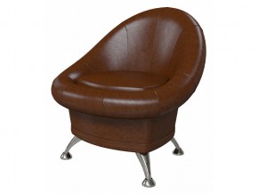 Банкетка-кресло 6-5104 коричневая в Белоярском (ХМАО) - beloyarskij.magazinmebel.ru | фото - изображение 1