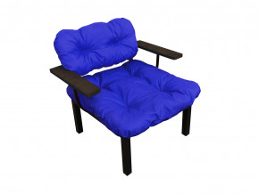 Кресло Дачное синяя подушка в Белоярском (ХМАО) - beloyarskij.magazinmebel.ru | фото - изображение 1