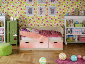 Кровать Бабочки 1800 Розовый металлик в Белоярском (ХМАО) - beloyarskij.magazinmebel.ru | фото - изображение 1