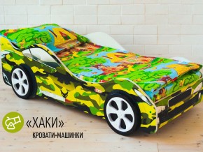 Кровать детская машина Хаки в Белоярском (ХМАО) - beloyarskij.magazinmebel.ru | фото - изображение 2