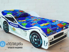 Кровать детская машина Полиции в Белоярском (ХМАО) - beloyarskij.magazinmebel.ru | фото