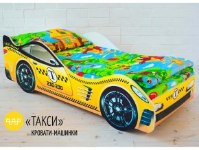 Кровать детская машина Такси в Белоярском (ХМАО) - beloyarskij.magazinmebel.ru | фото - изображение 1
