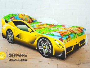 Кровать детская машинка Феррари в Белоярском (ХМАО) - beloyarskij.magazinmebel.ru | фото