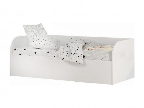 Кровать детская Трио с подъёмным механизмом КРП-01 белый в Белоярском (ХМАО) - beloyarskij.magazinmebel.ru | фото - изображение 1