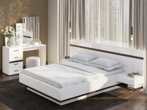 Кровать двойная Соло 1600 Белый в Белоярском (ХМАО) - beloyarskij.magazinmebel.ru | фото - изображение 2