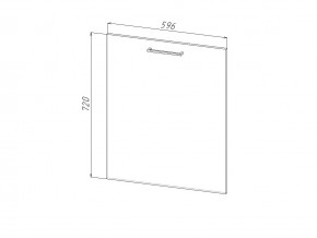 П 60 Комплект для посудомоечной машины 600 мм (цоколь + фасад) ЛДСП в Белоярском (ХМАО) - beloyarskij.magazinmebel.ru | фото