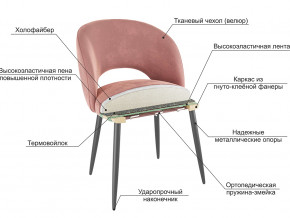 Стул Моли велюр синий в Белоярском (ХМАО) - beloyarskij.magazinmebel.ru | фото - изображение 2